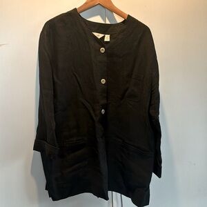JJill linen jacket L